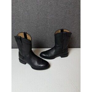Ariat Heritage Round Toe Cowboy Mens Black Western Boots 10002280 Size 7.5 D